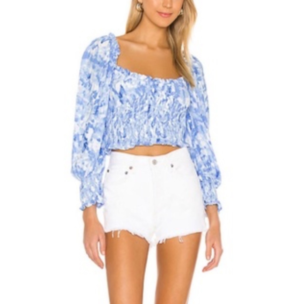 Faithfull The Brand Willow Smocked Top